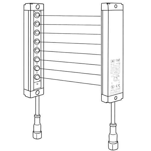 Front Ultra-Thin Light Curtain
