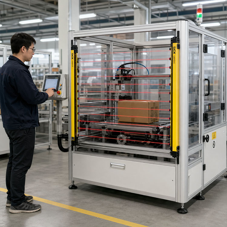 When a Heavy-Machine Light Curtain Is Better Than a General-Purpose Model 1 Heavy-Machine Light Curtain