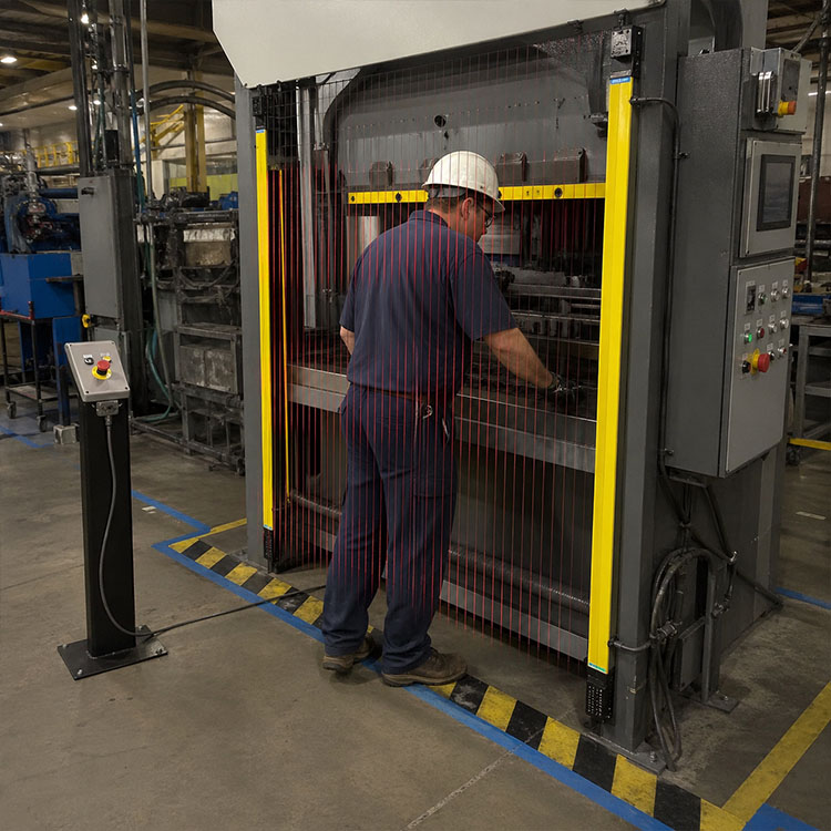 When Manual Reset Is Required After Whole-Body Access Through a Light Curtain 2 Light Curtain