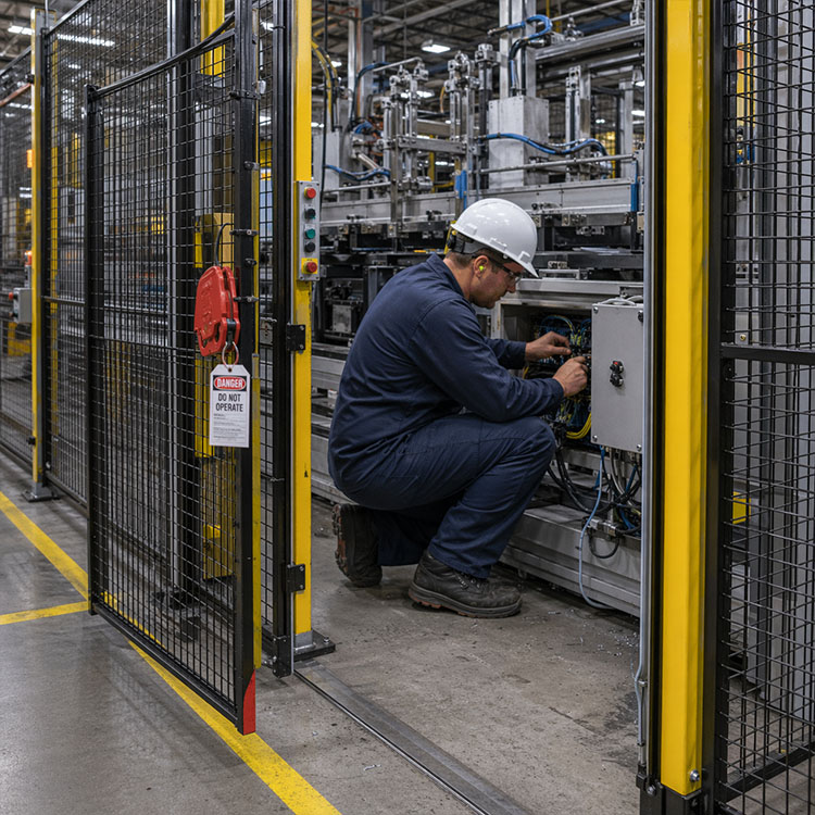 How to Protect Multi-Sided Machine Access Without Overbuilding 2 Multi-Sided Safety Light Curtain