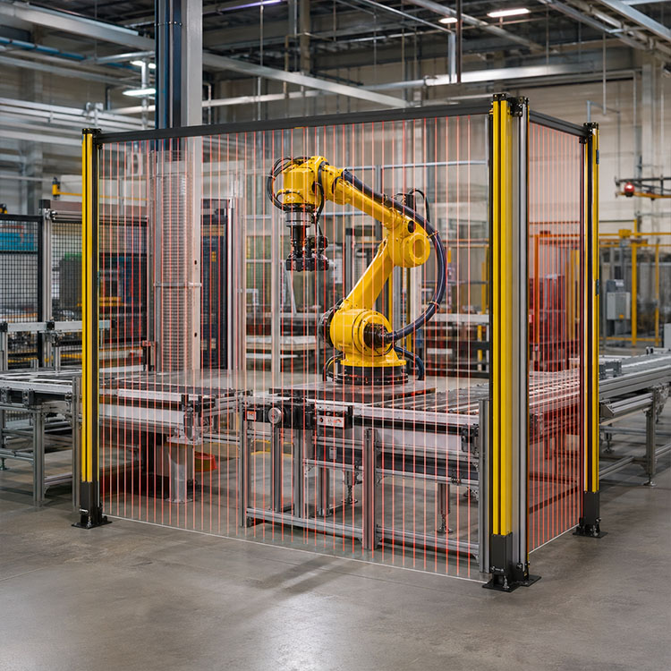 Multi-Sided Access Protection Light Curtain or Multiple Discrete Safety Devices? 2 Multi-Sided Access Protection Light Curtain